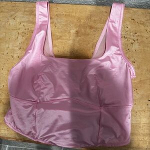 Pink lingerie top